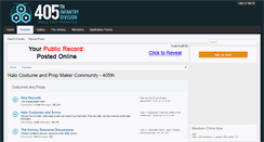 Desktop Screenshot of 405th.com